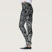 Leggings Steampunk Silver Zinc Bronze (Gauche)