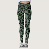 Leggings Steampunk Verdigris bronze (Devant)
