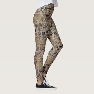 Leggings Steampunk vintage