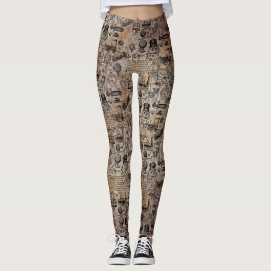 Leggings Steampunk vintage (Devant)