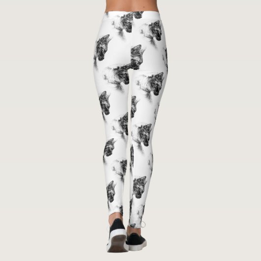 Leggings Stella le chat gris (Dos)