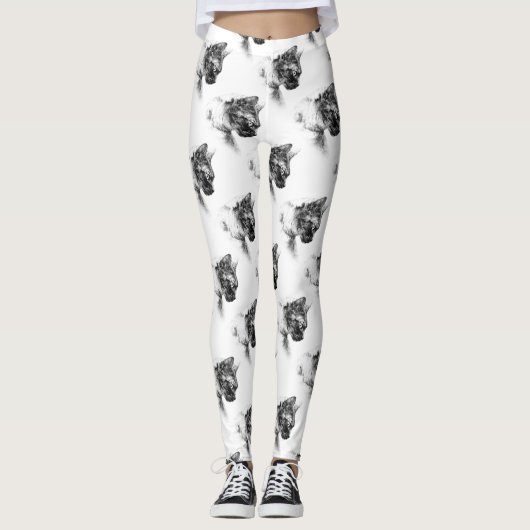 Leggings Stella le chat gris (Devant)