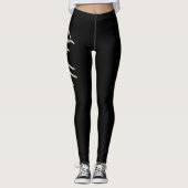 Leggings Stella or blanc Handwriting Hose (Devant)