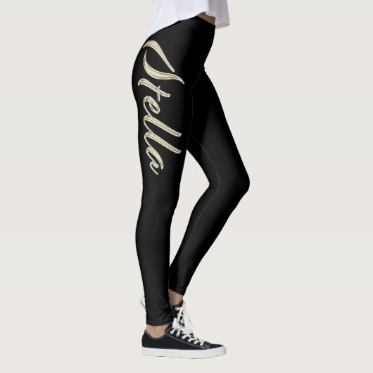Leggings Stella or blanc Handwriting Hose (Droite)