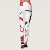 Leggings Stéthoscope et maquillage (Dos)