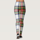 Leggings Stewart Royal Dress Plaid Scottish Motif Leging (Dos)