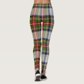 Leggings Stewart Royal Robe Plaid écossais Motif (Dos)