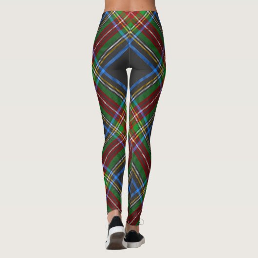 Leggings Stewart Stuart Black Clan Tartan (Dos)