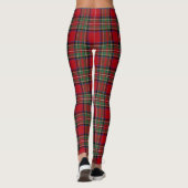 Leggings Stewart Tartan Plaid Scottish Clan Plaid (Dos)