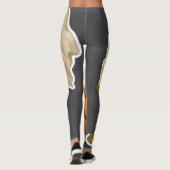 Leggings Sticker d'Halloween réaliste (Dos)