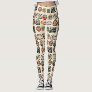 Leggings Stickers Voyage bagage