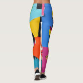 Leggings « Strasha » - Dream Collage Pop Brillant (Dos)