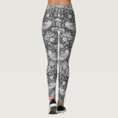 Leggings Strawberry Thief Grey, William Morris (Dos)
