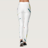 Leggings Streamers en plastique coloré (Dos)