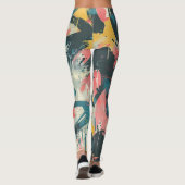 Leggings street art Abstrait (Dos)