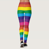 Leggings striés arc-en-ciel (Dos)