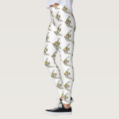 Leggings Striped angelfish cartoon (Gauche)