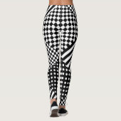 Leggings Stripes Check Harlequin Pois Conception mixte (Dos)