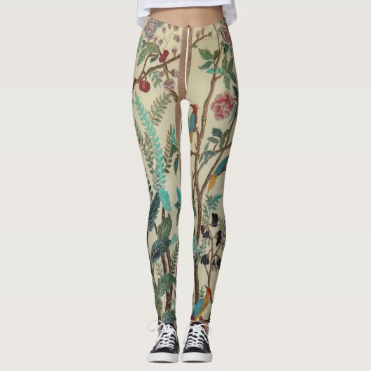 LEGGINGS STRIPES FLORALES (Devant)
