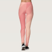 Leggings Stripes tendance Modèle Elégant Pastel Tons de Pêc (Dos)