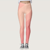 Leggings Stripes tendance Modèle Elégant Pastel Tons de Pêc (Devant)