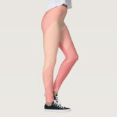 Leggings Stripes tendance Modèle Elégant Pastel Tons de Pêc (Droite)