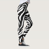 Leggings Stripes Zèbre Classique (Droite)