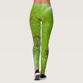 Leggings Structure de texture de pierre semi-précieuse (Dos)