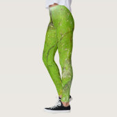 Leggings Structure de texture de pierre semi-précieuse (Gauche)