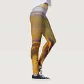 Leggings Structure de texture de pierre semi-précieuse (Droite)
