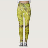 Leggings Structure de texture en pierre de taille semi-préc (Devant)