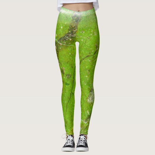 Leggings Structure de texture en pierre de taille semi-préc (Devant)