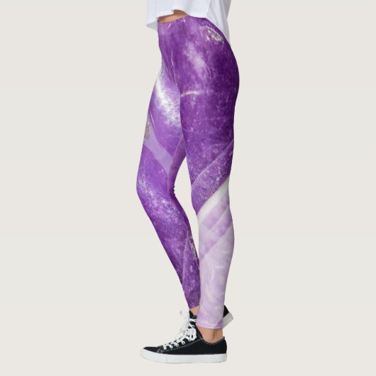 Leggings Structure de texture en pierre de taille semi-préc (Gauche)