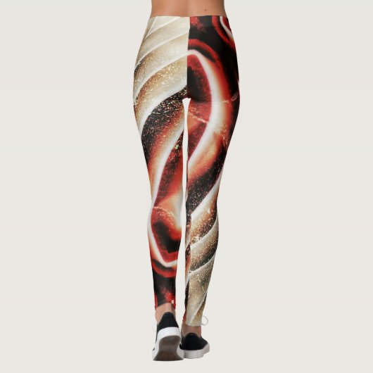 Leggings Structure de texture en pierre de taille semi-préc (Dos)