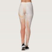 Leggings Structure de texture en pierre de taille semi-préc (Dos)