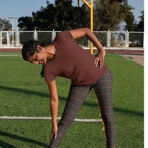 Leggings Stuart de Butte Tartan écossais