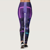 Leggings Studio de musique amour (Dos)