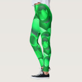 Leggings Style Abstrait de tuyaux 3d avec art numérique mod (Gauche)