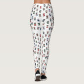 Leggings Style américain MahJong jeu de tuiles design (Dos)