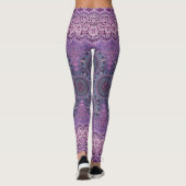 Leggings Style Boho pourpre (Dos)
