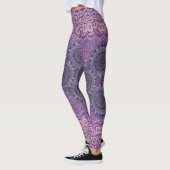 Leggings Style Boho pourpre (Gauche)