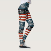 Leggings Style Chansons Abstraites, (Droite)