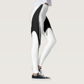Leggings Style contemporain blanc noir de danseurs de (Droite)
