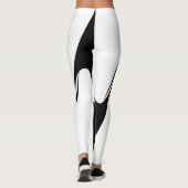 Leggings Style contemporain blanc noir de danseurs de (Dos)