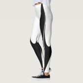Leggings Style contemporain blanc noir de danseurs de (Gauche)