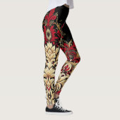 Leggings Style Damas Rouge et Noir (Droite)