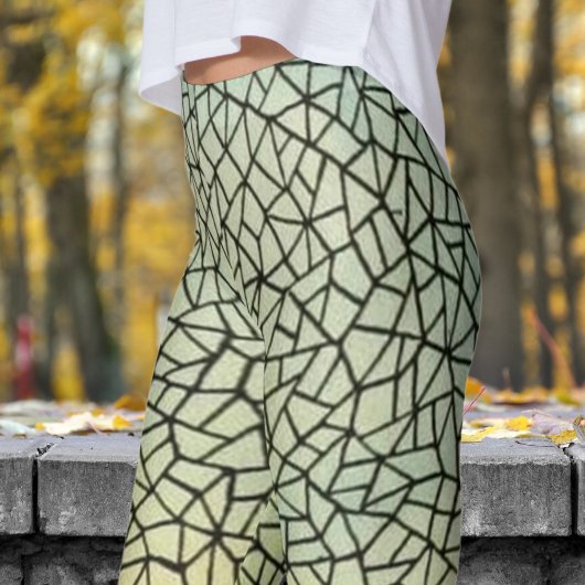 Leggings Style de cubisme gras chic