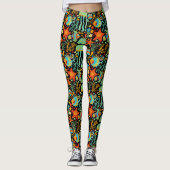 Leggings Style de dessin animé Aquatic Life (Devant)