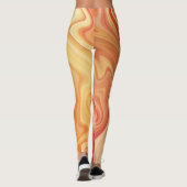 Leggings Style de flux de marbre (Dos)