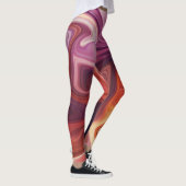 Leggings Style de marbre fluide (Droite)